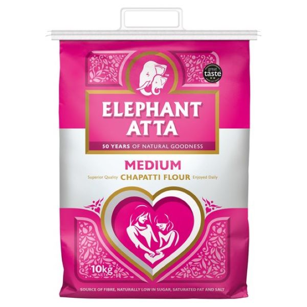 Elephant Medium Chapatti Flour (Atta) -1x10kg501